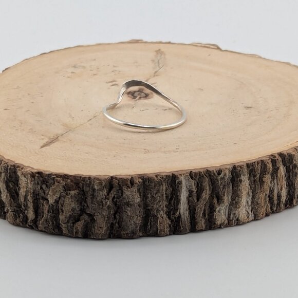 Handmade Navajo Sterling‎ Silver Wave Single Wire Ring Native American Jewelry - Picture 7 of 9